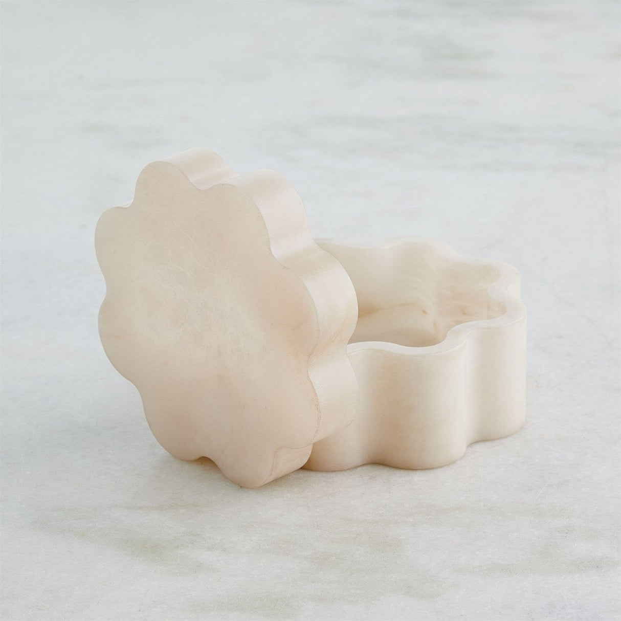 Global Views Cumulus Alabaster Boxes Boxes