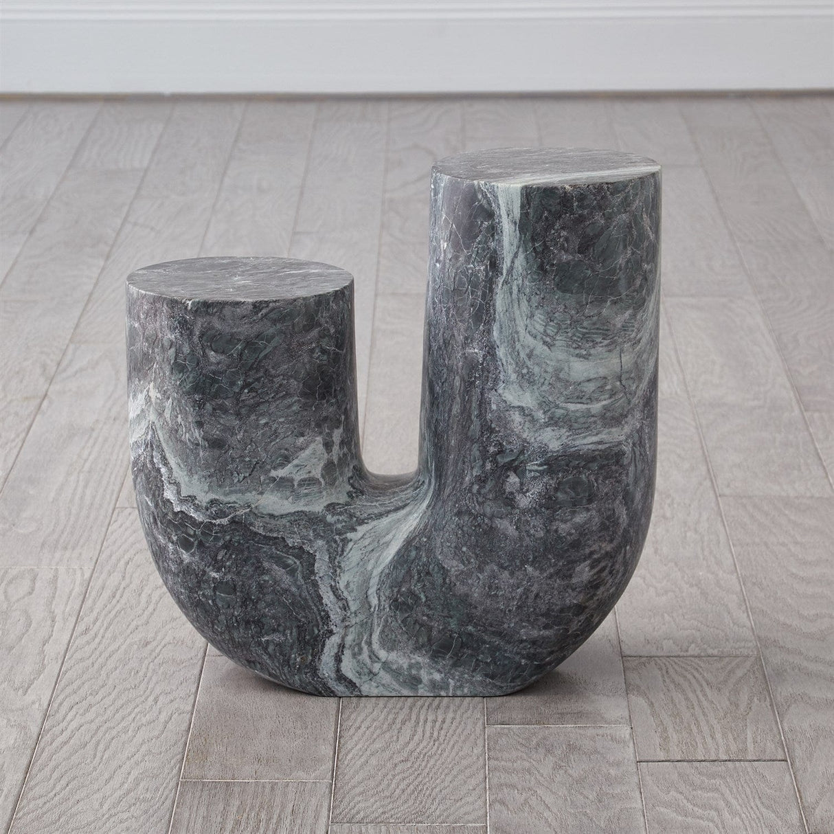 Global Views Marble Tube Table Side Tables