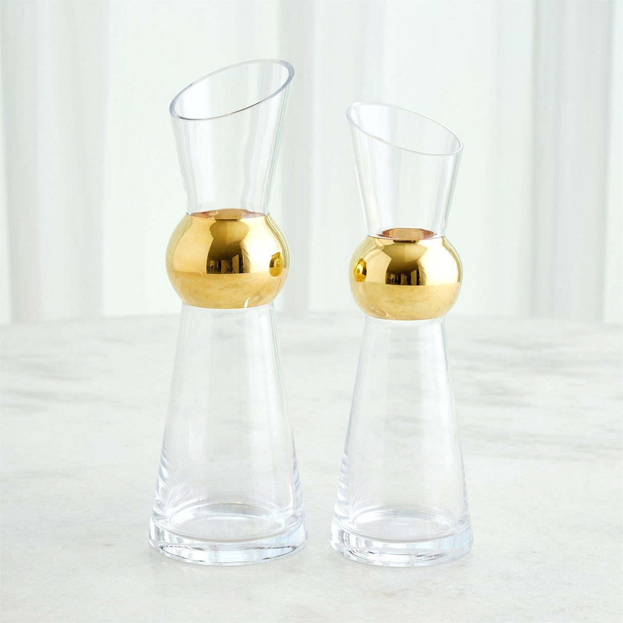 Global Views Metallic Orb Glassware Collection Glassware
