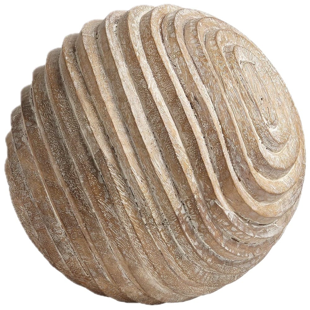 Global Views Moulard Wooden Sphere Decor global-views- CLL9.90018