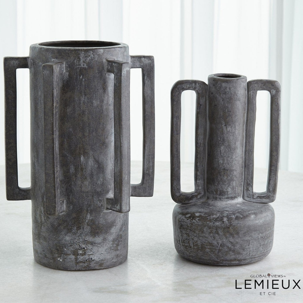 Global Views Normandie & Bretagne Vase Collection Ceramic Vase
