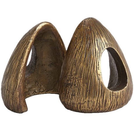 Global Views S/2 Yurt Shaped Bookends Bookends