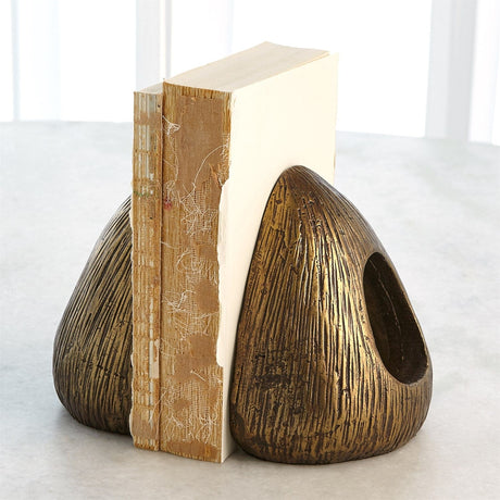Global Views S/2 Yurt Shaped Bookends - PRICING Bookends