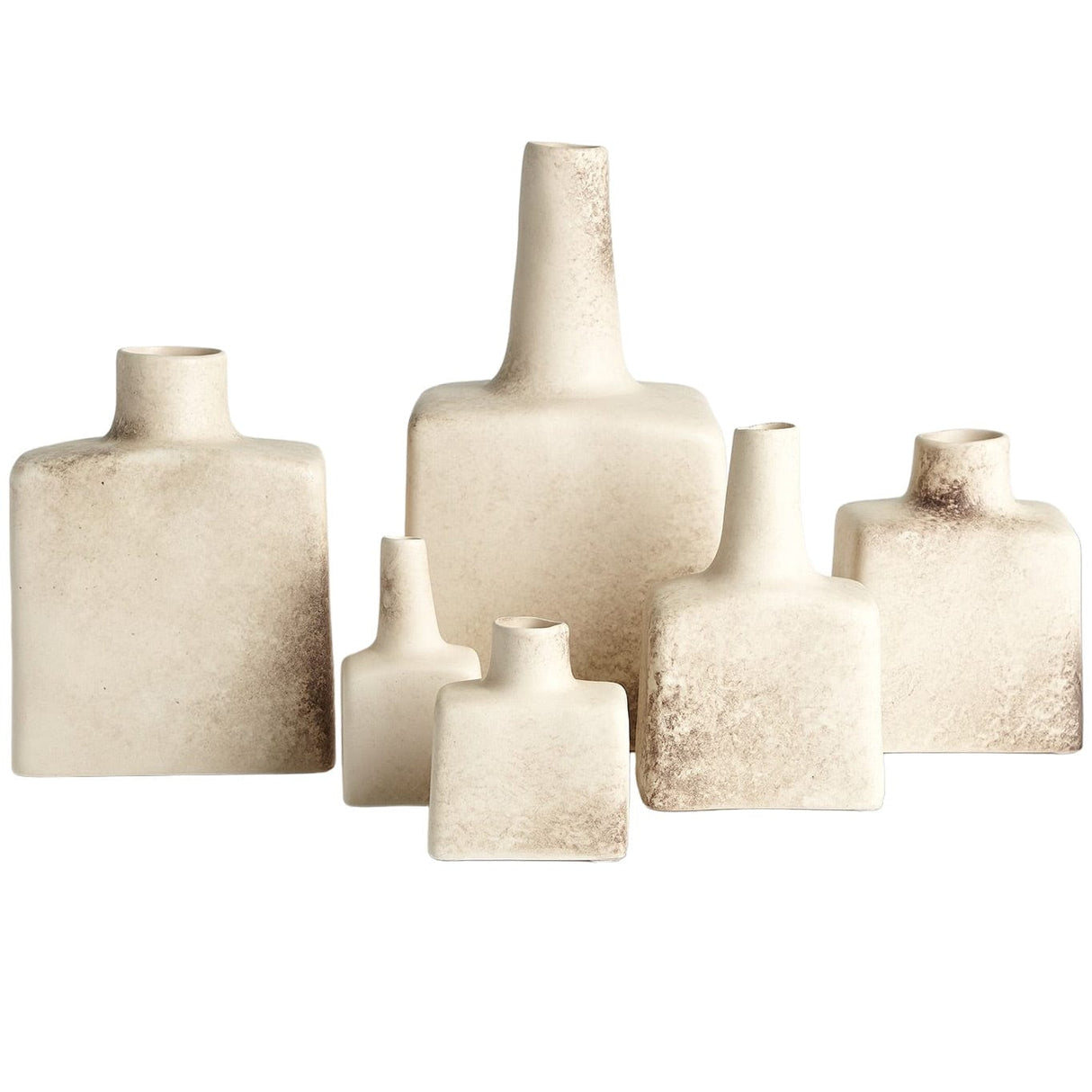 Global Views Short Stack Bottle Set Ceramic Bottles global-views-1.10726-1.10725-1.10724 651083107263-651083107256-651083107249