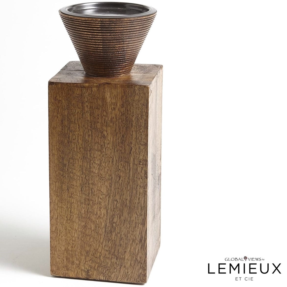 Global Views Turcan Pillar Holder Candleholders