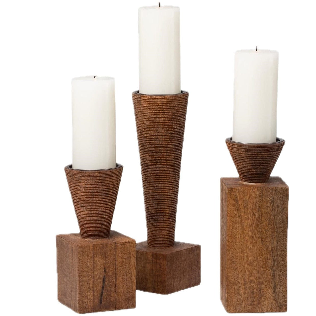 Global Views Turcan Pillar Holder Candleholders