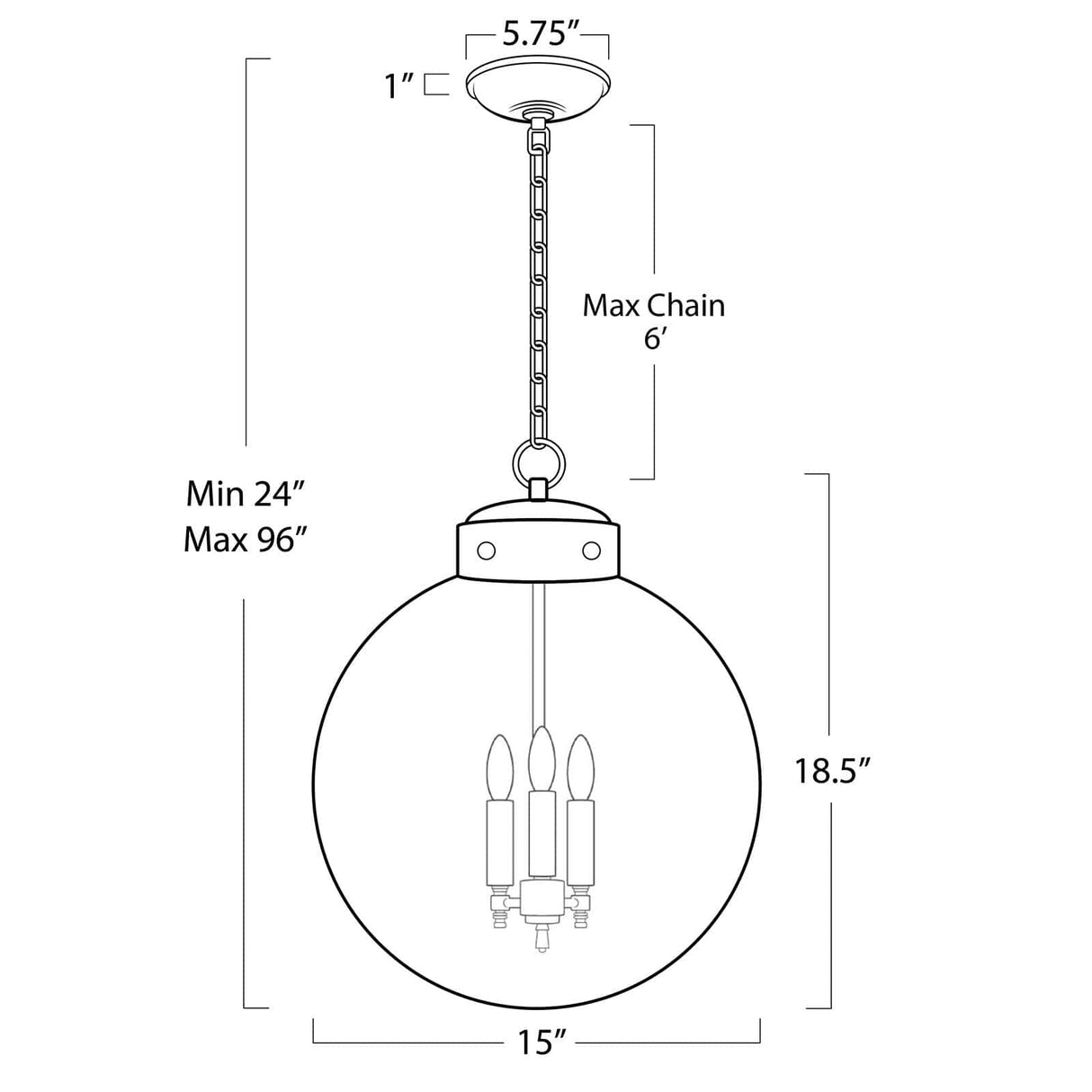 Globe Pendant Pendant Lighting