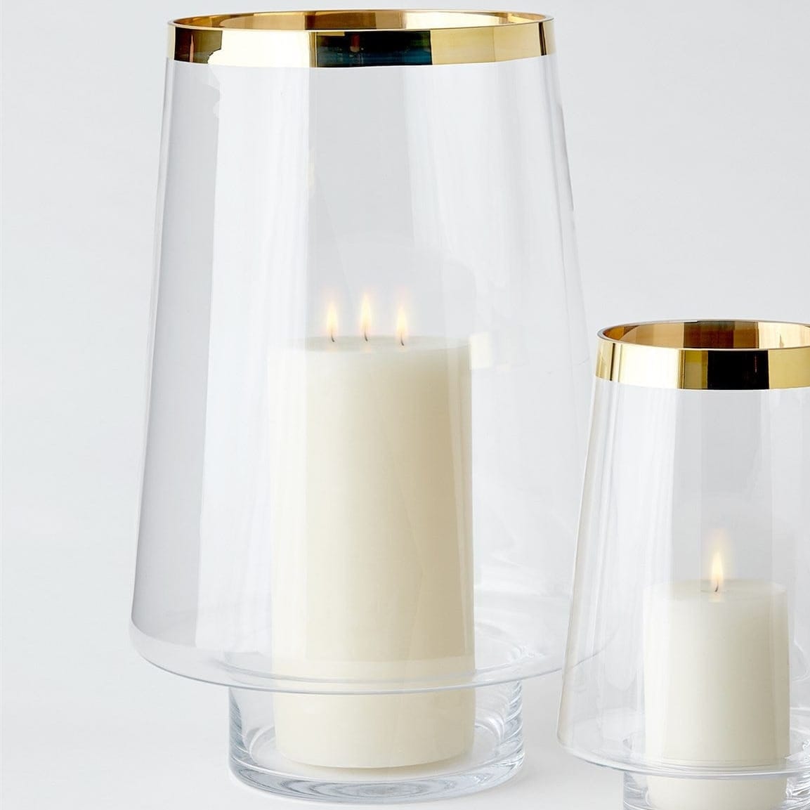 Gold Banded Hurricane Decorative Objects 660303 651083603031