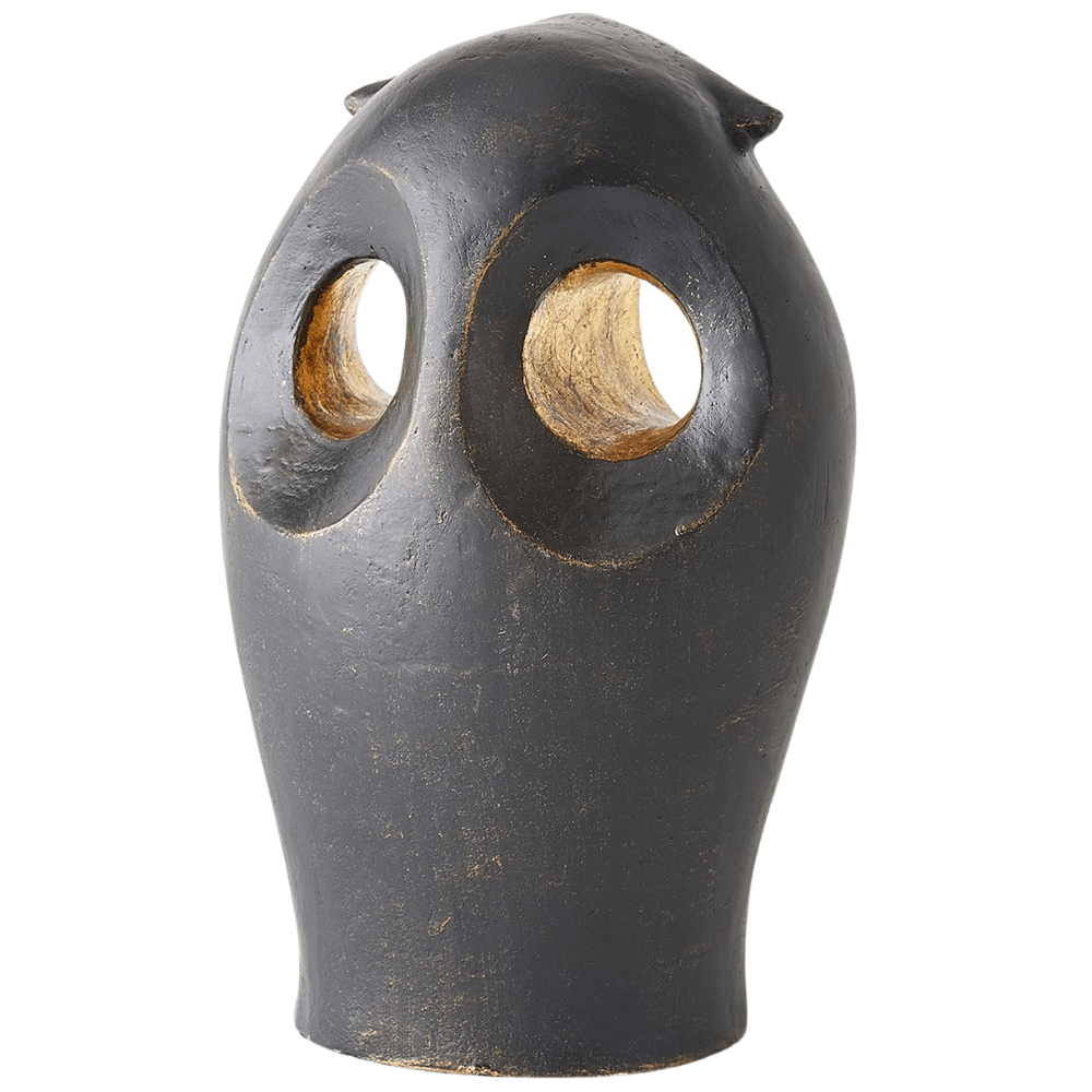 Gold Leafed Owls Decorative Object