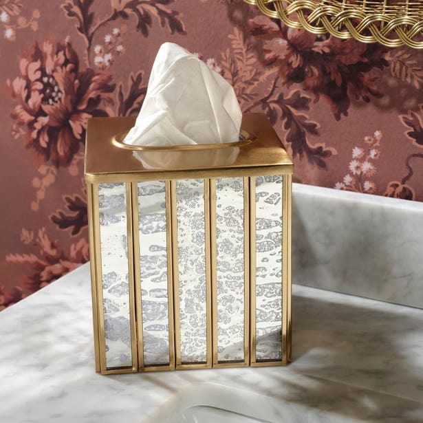 Grevena Tissue Box Bath Accessory 01GREV-AGL-TBSS