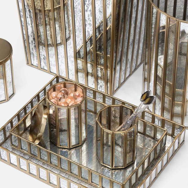 Grevena Tray (Set of 2) Bath Accessory 01GREV-AGL-TRRS