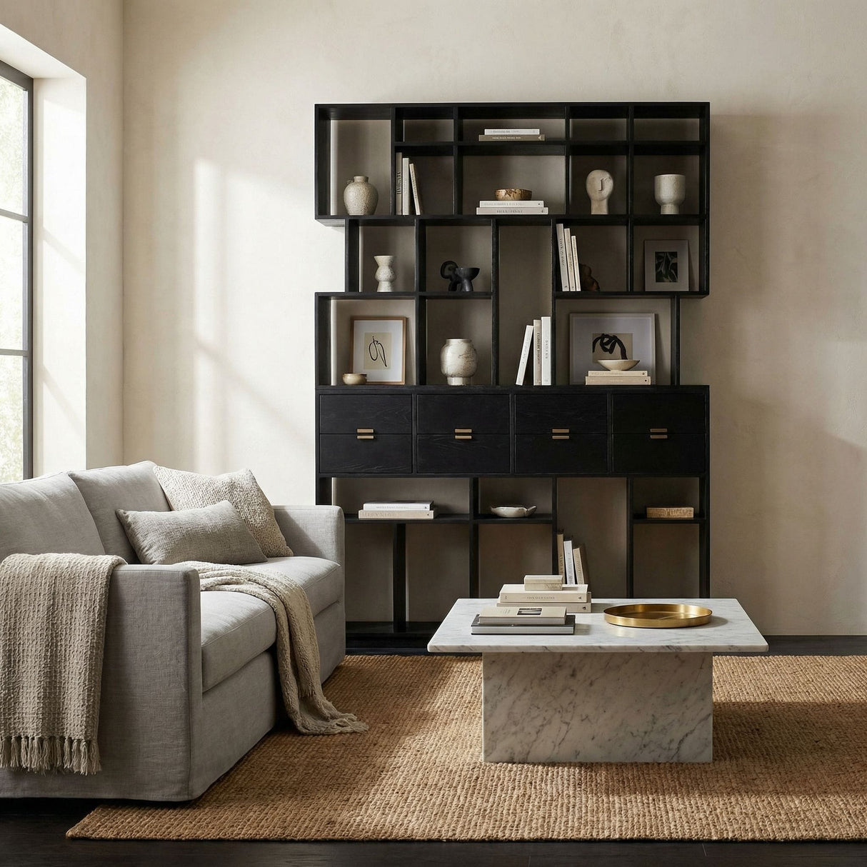Grobius Bookcase Bookcases, Tall Cabinets + Shelving GBCS267HB 00842449139060