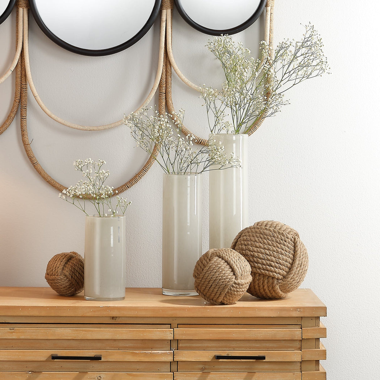 Gwendolyn Hand Blown Vases (Set of 3) Decorative Object