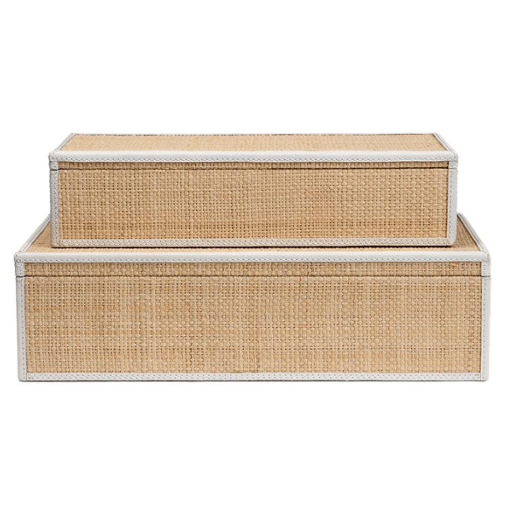 Hammet Box (Set of 2) Decorative Object OBJHAMMETBXRFNTWHS2