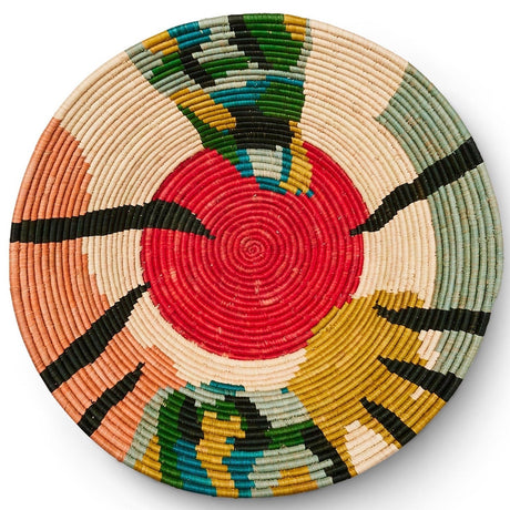 Handwoven Baskets by BLU Blissful Brights 16" Bowl Wall across-africa-FB.20741