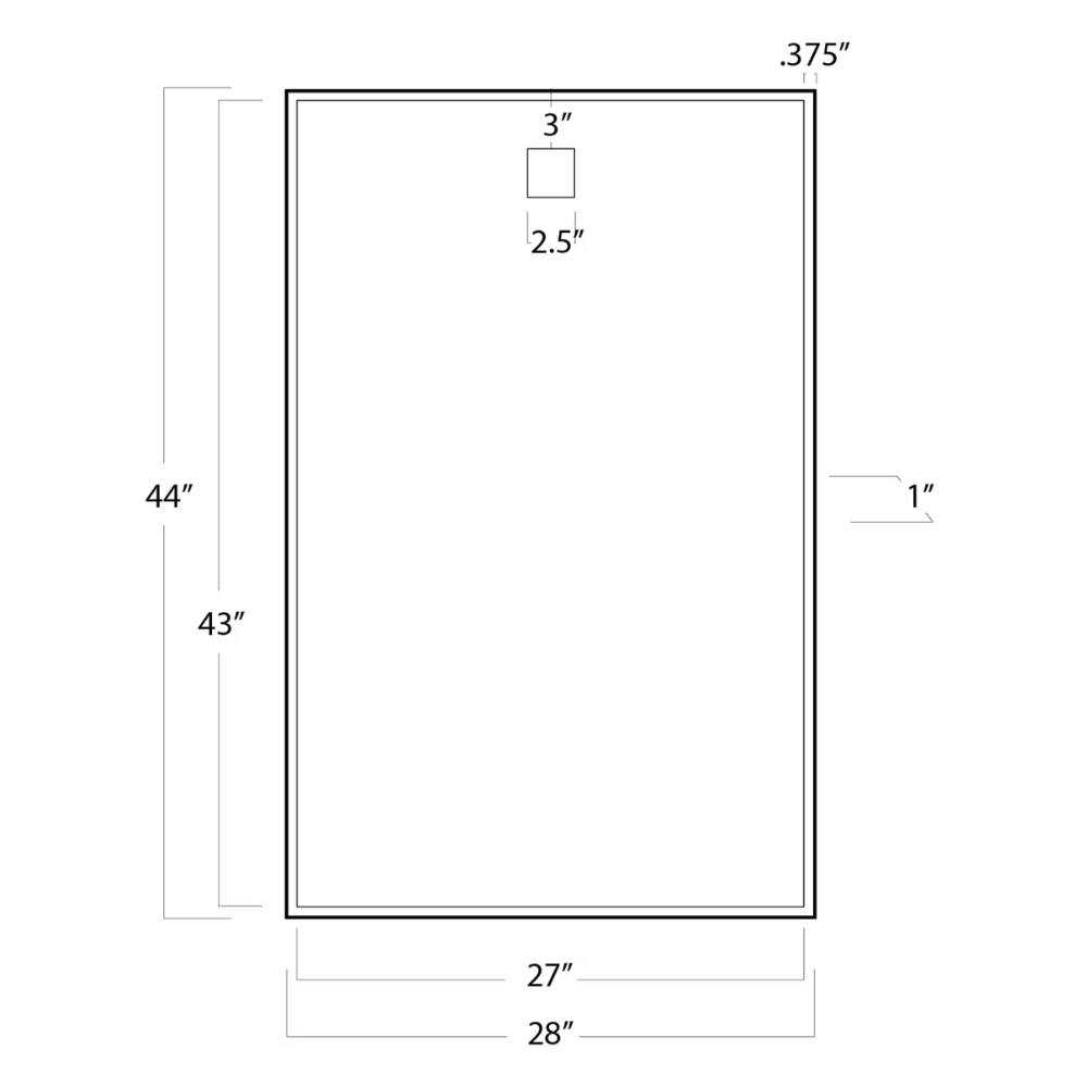 Hanging Rectangle Mirror Mirror