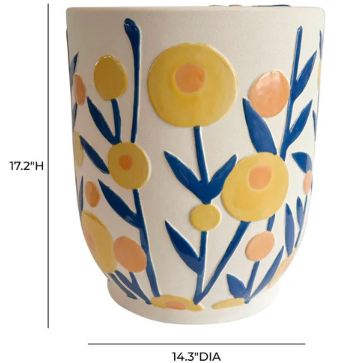 Happy Garden Indoor/Outdoor Side Table Side Tables TOV-OC54706 793580647948