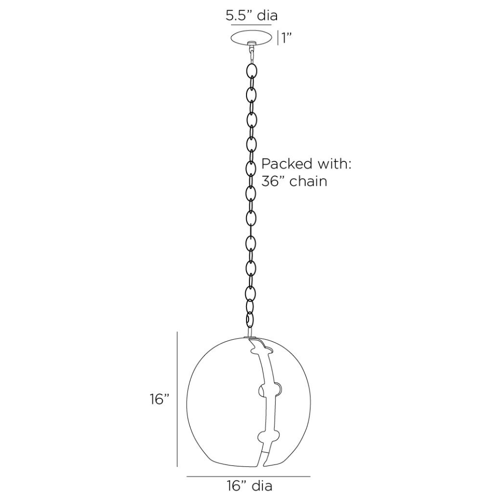 Hartland Pendant Pendant Lighting DPI10 796505713117