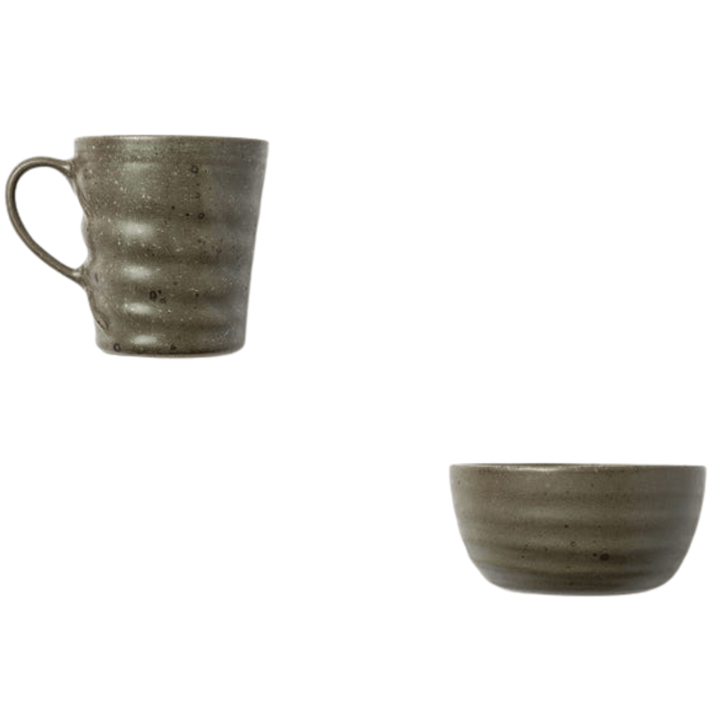 Hayes Gray Salt Glaze Dinnerware (Pack of 4) Dinnerware