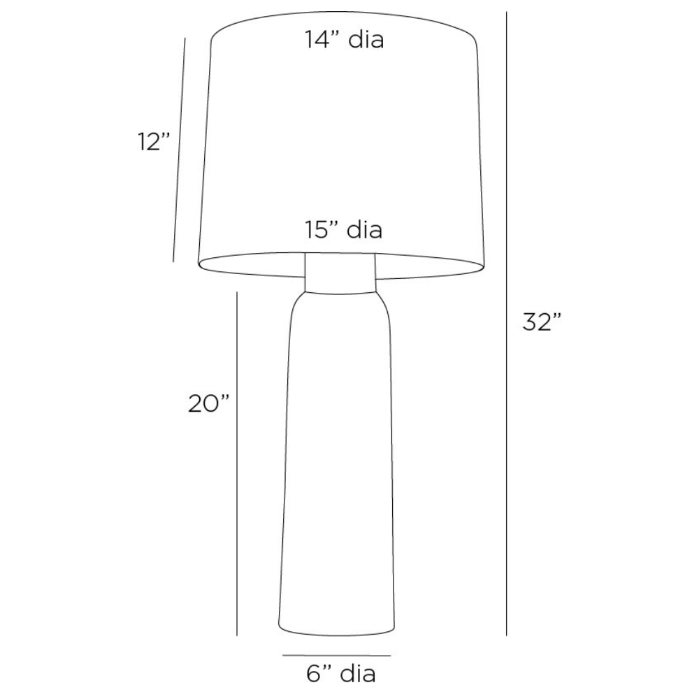 Heather Lamp Table Lamps PTE13-SH010 796505724748