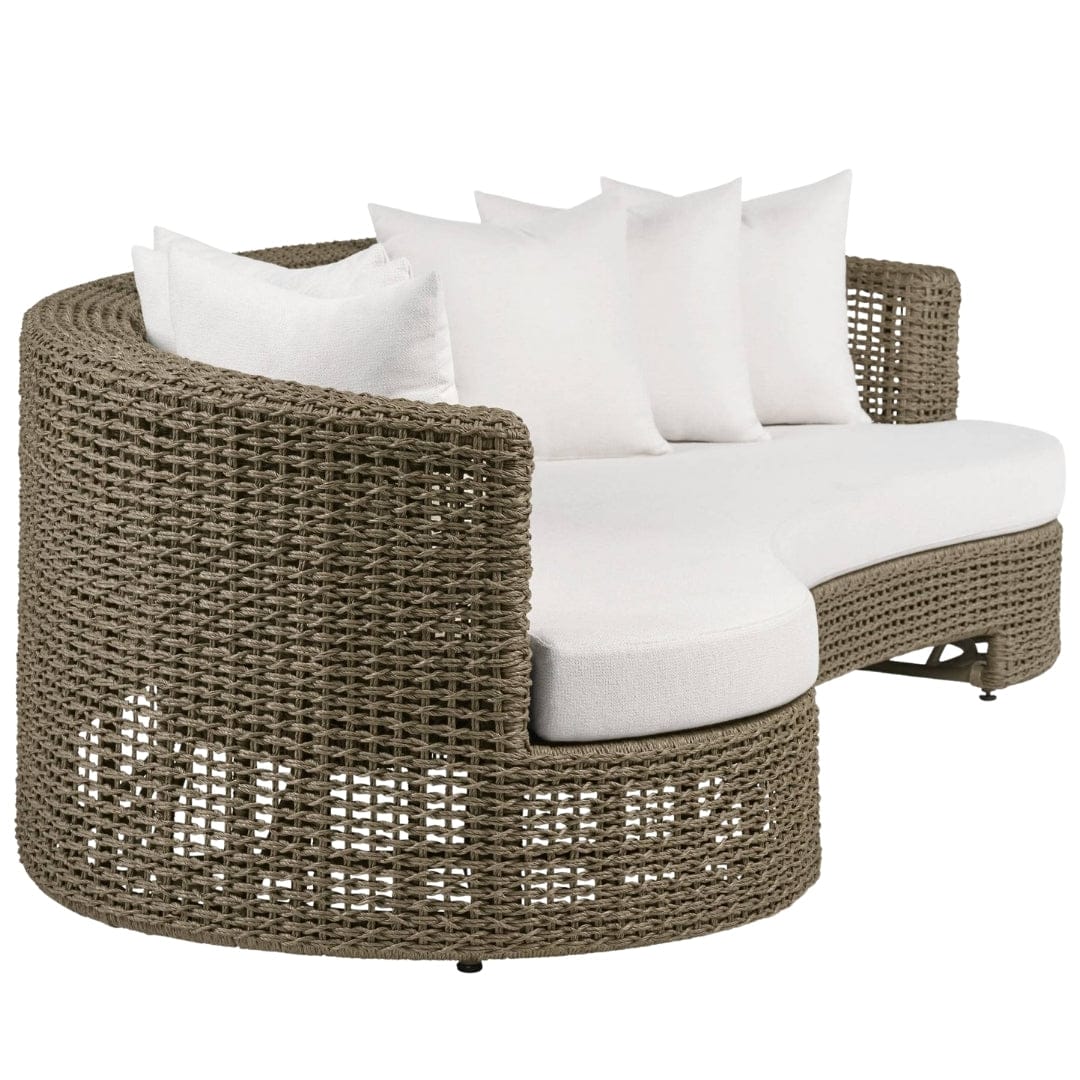 Helene Curved Outdoor Sofa Outdoor Sofas + Sectionals FFS08 796505741653