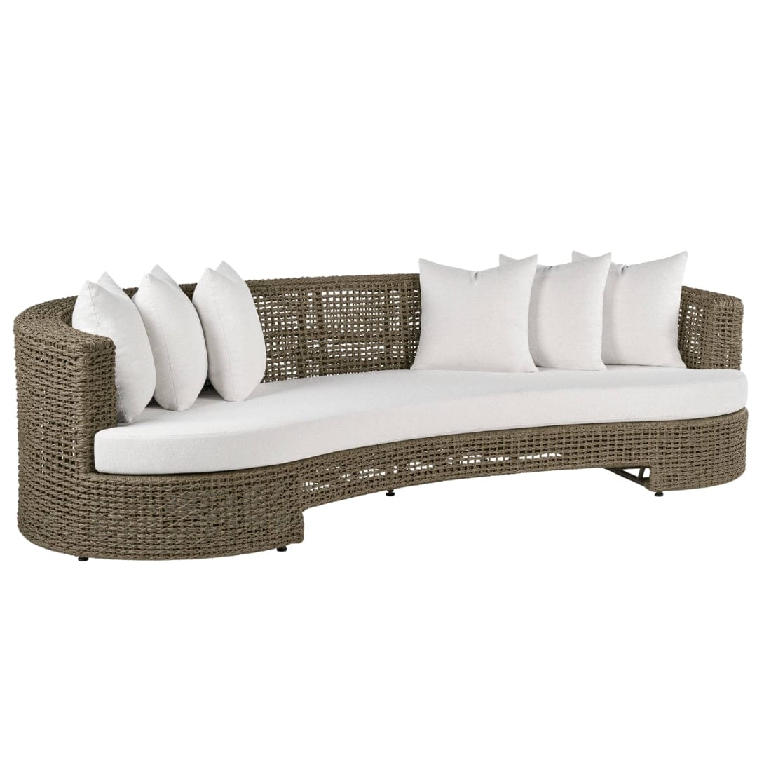 Helene Curved Outdoor Sofa Outdoor Sofas + Sectionals FFS08 796505741653