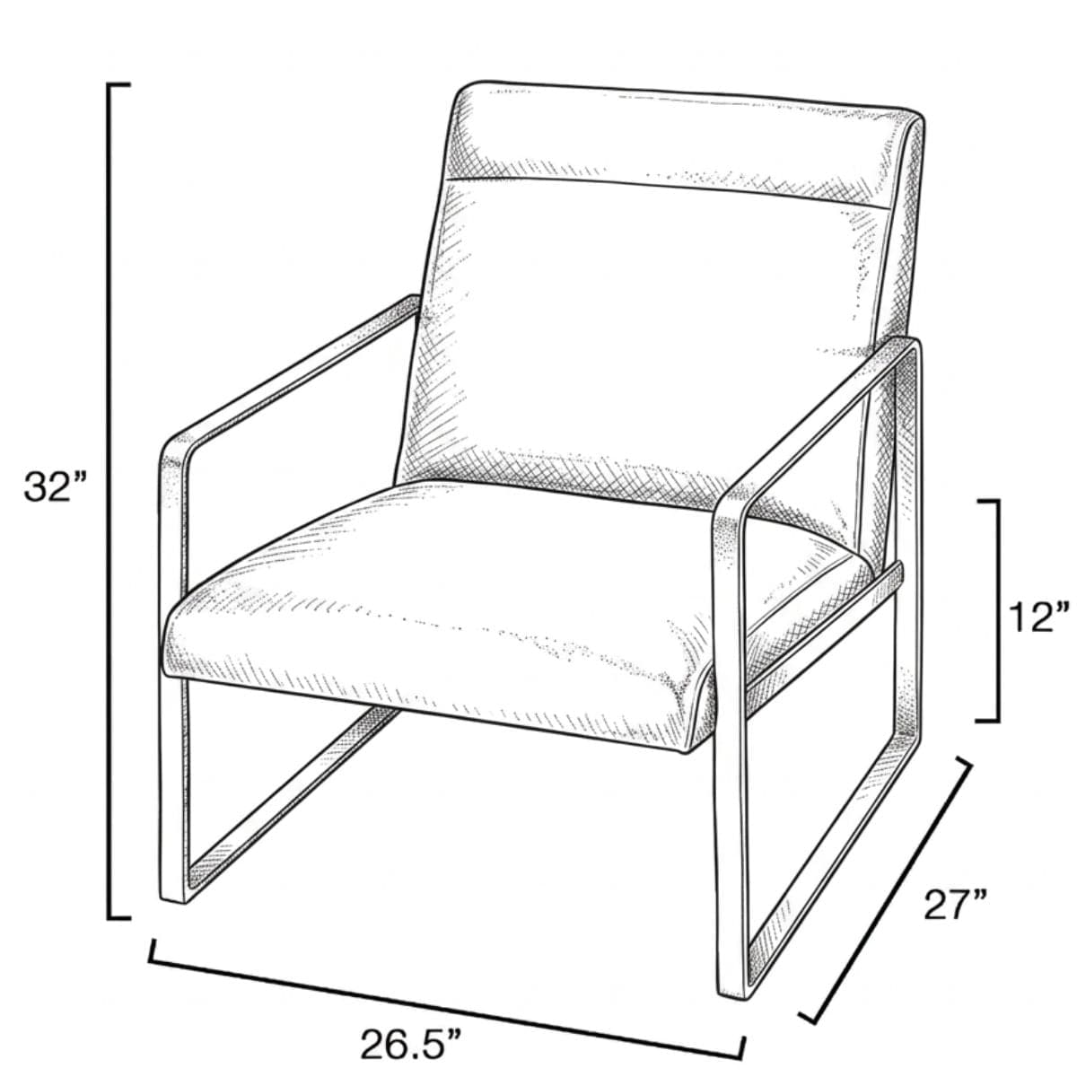 Hemingway Accent Chair Occasional + Accent Chairs