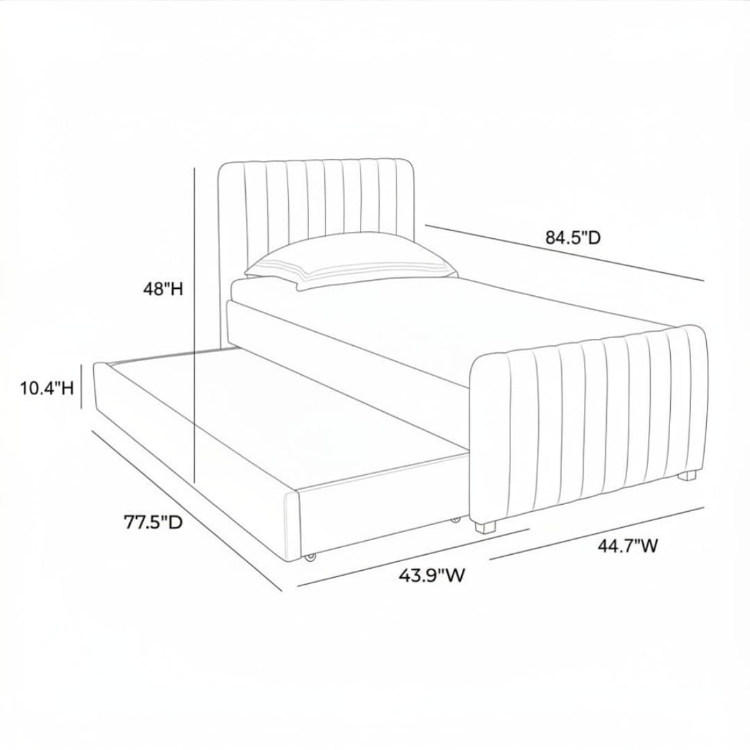 Henry Trundle Bed Beds + Headboards