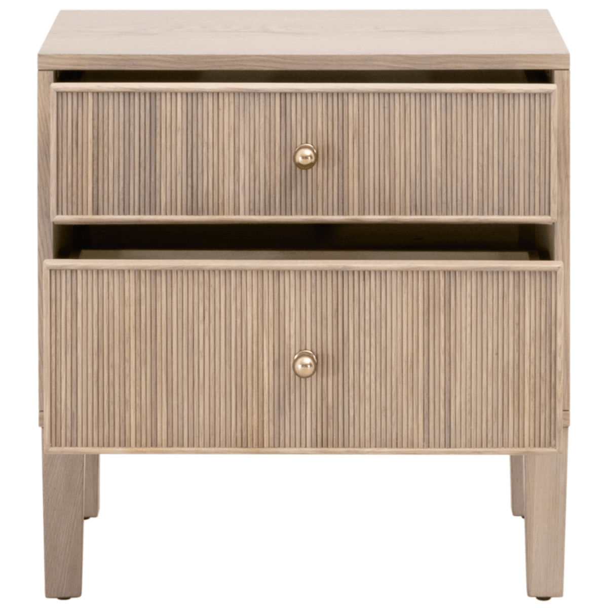 Highland 2-Drawer Nightstand 5256.NAT-OAK