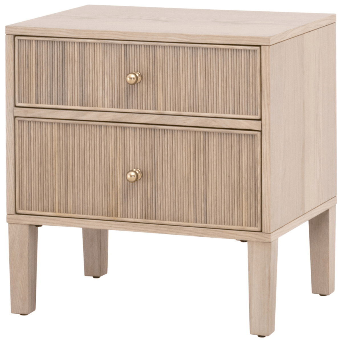 Highland 2-Drawer Nightstand 5256.NAT-OAK