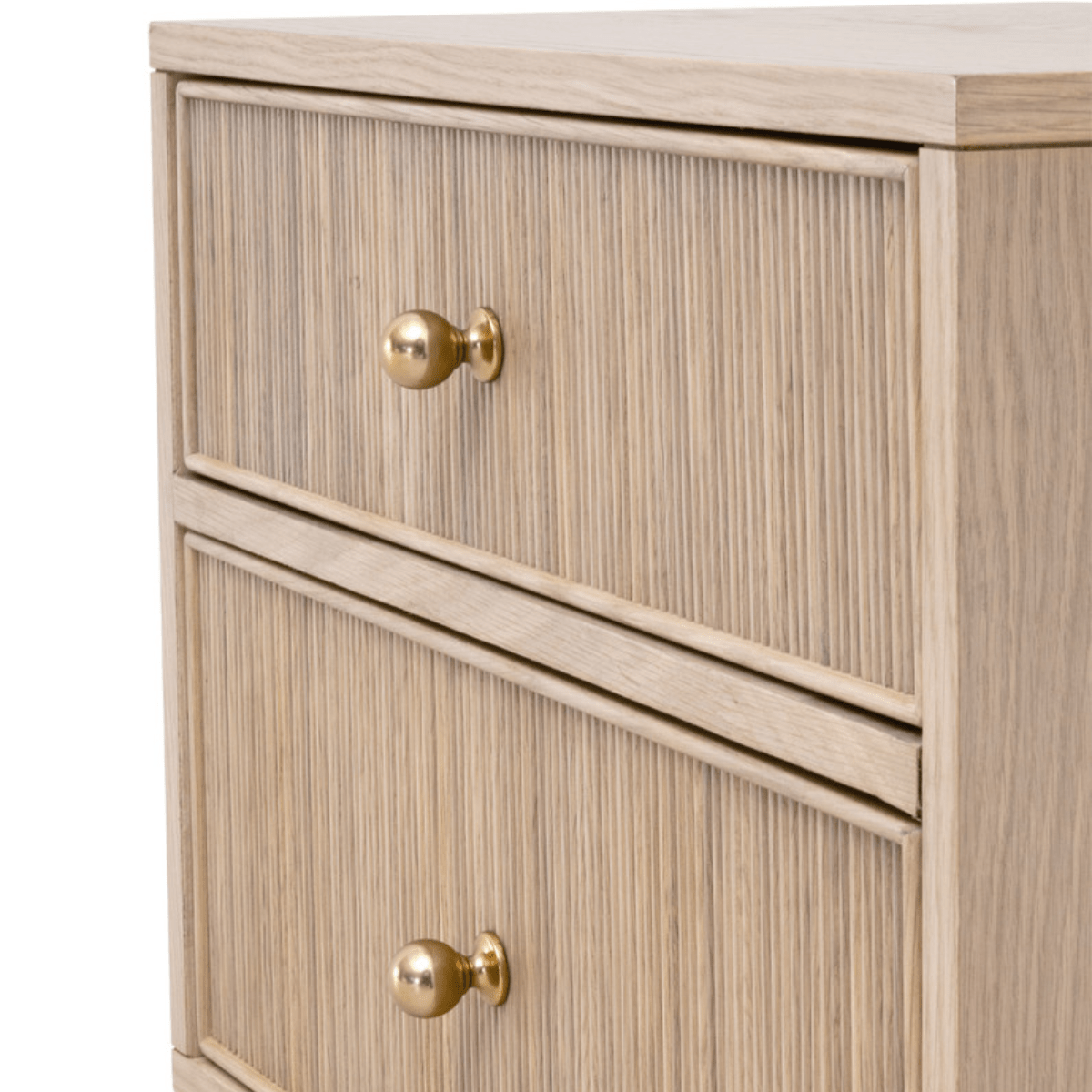 Highland 2-Drawer Nightstand 5256.NAT-OAK