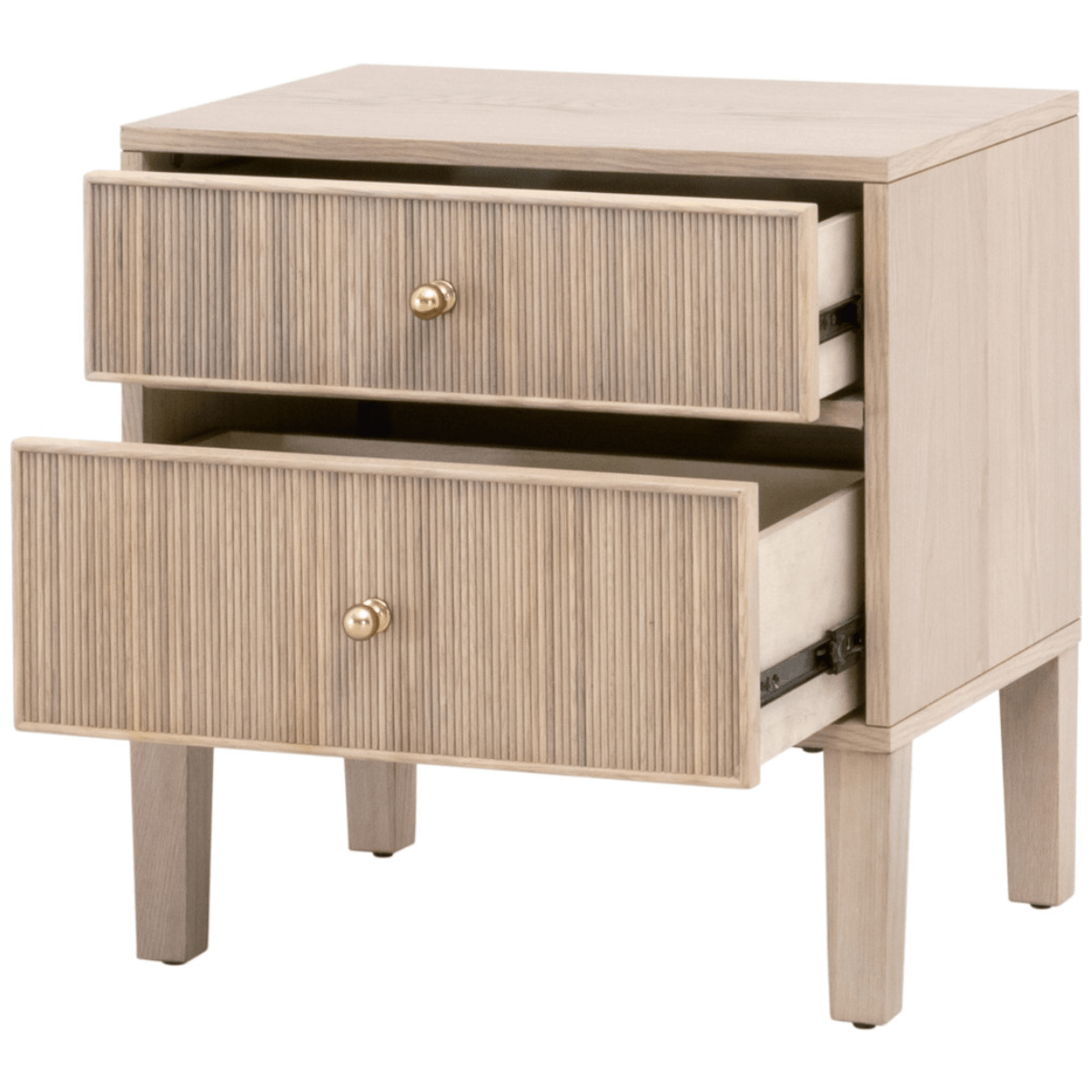 Highland 2-Drawer Nightstand 5256.NAT-OAK