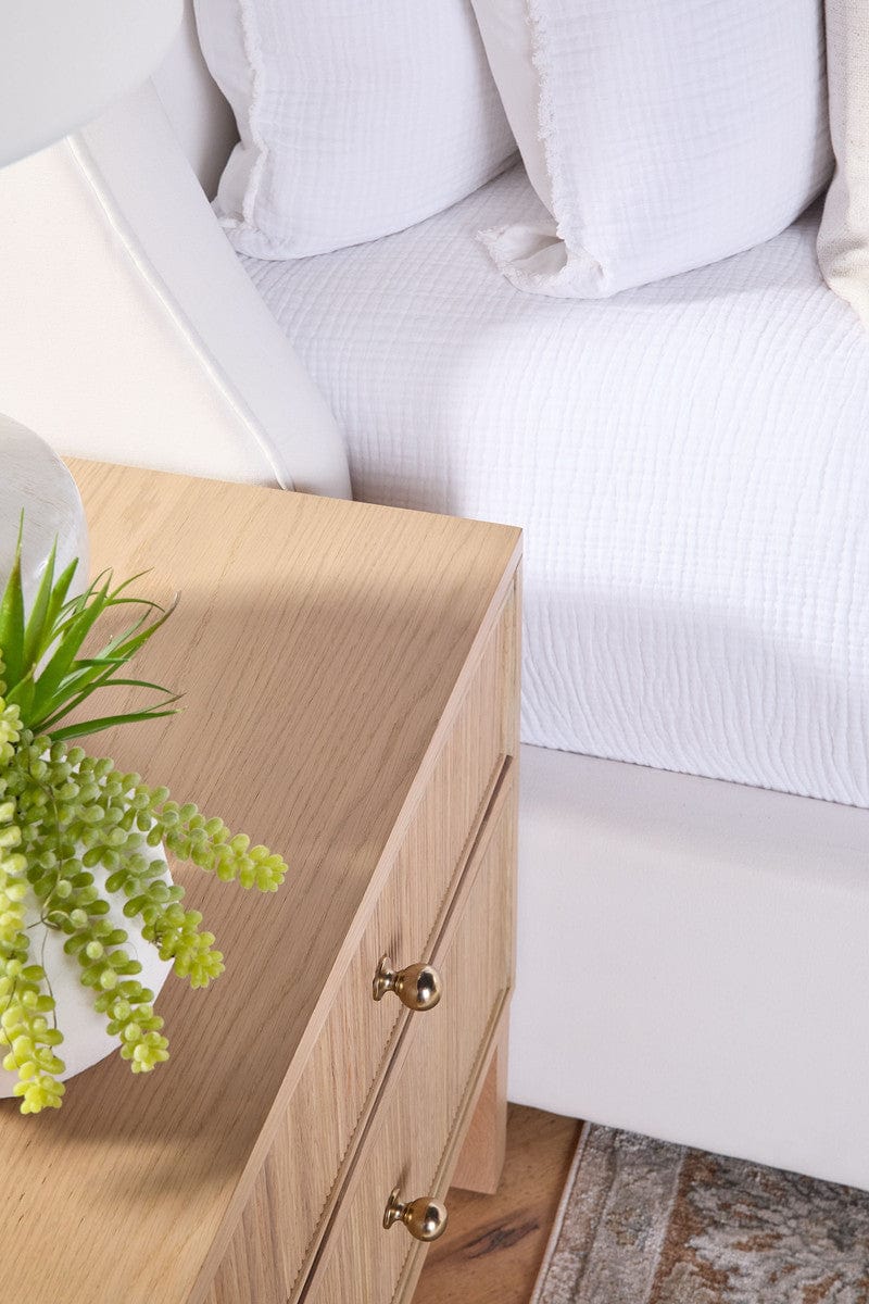 Highland 2-Drawer Nightstand 5256.NAT-OAK