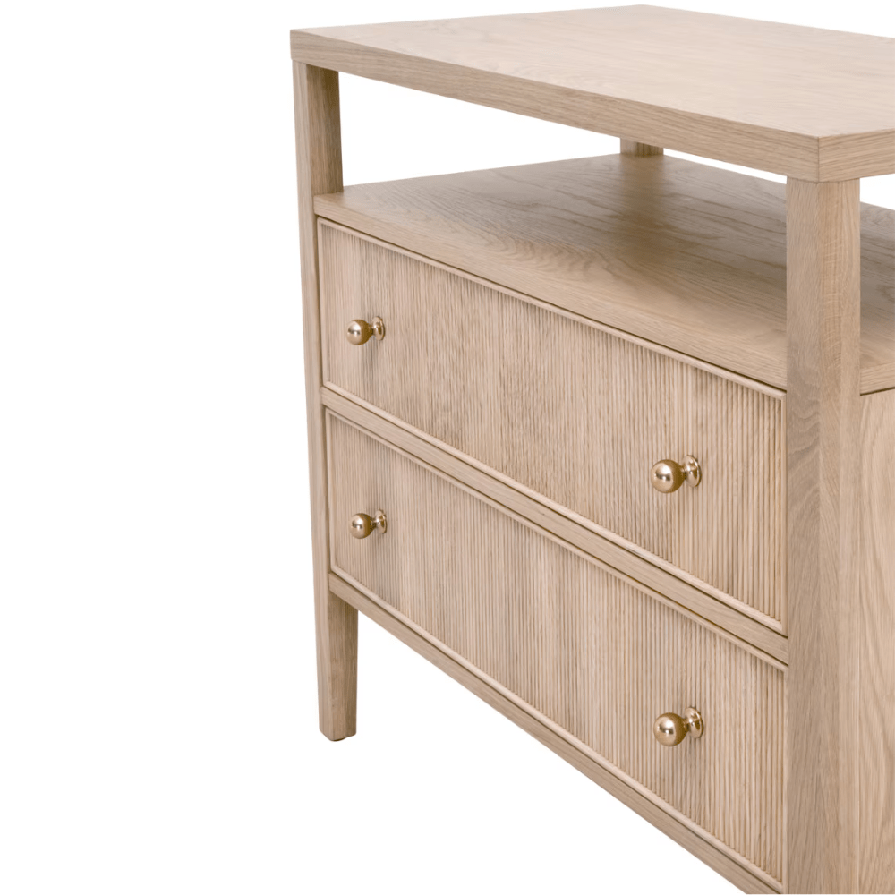 Highland Open Shelf Nightstand Nightstand