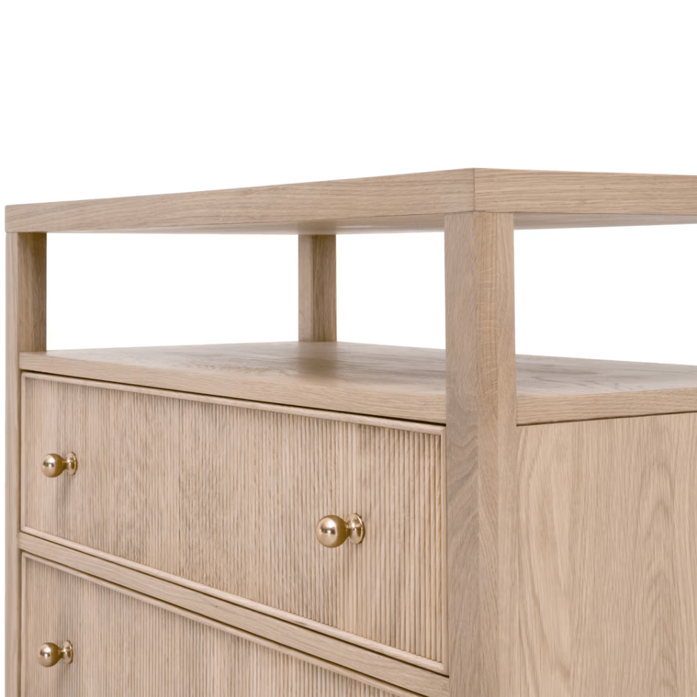 Highland Open Shelf Nightstand Nightstand