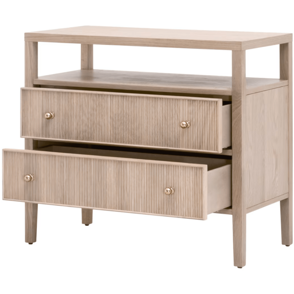Highland Open Shelf Nightstand Nightstand