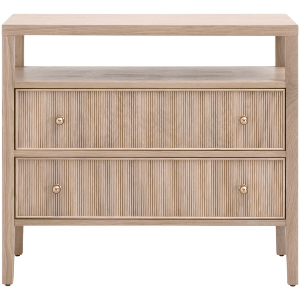 Highland Open Shelf Nightstand Nightstand 5257.NAT-OAK 842279147396