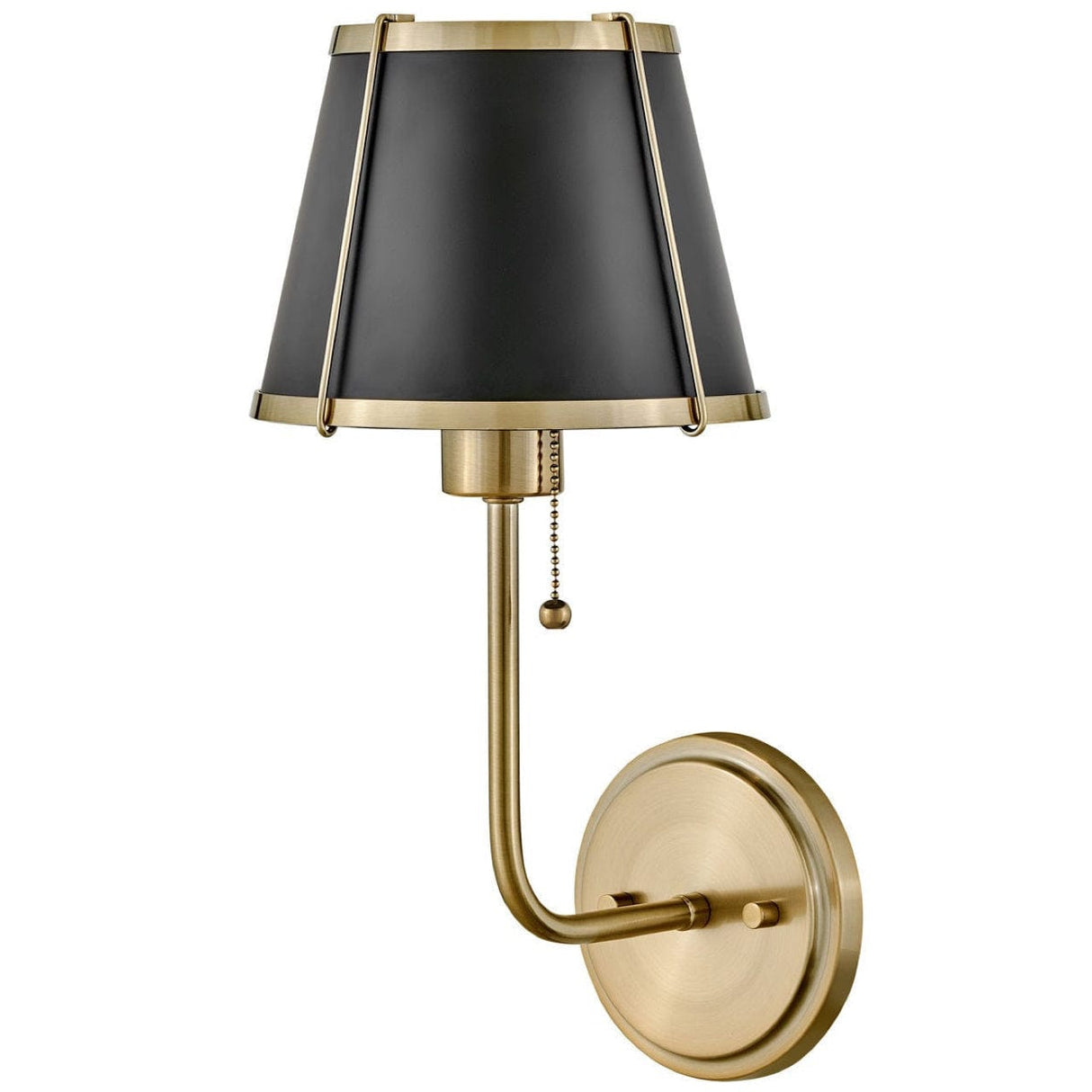 Hinkley Lighting Clarke Medium Single Light Sconce Wall Sconces hinkley-4890WS 640665489057