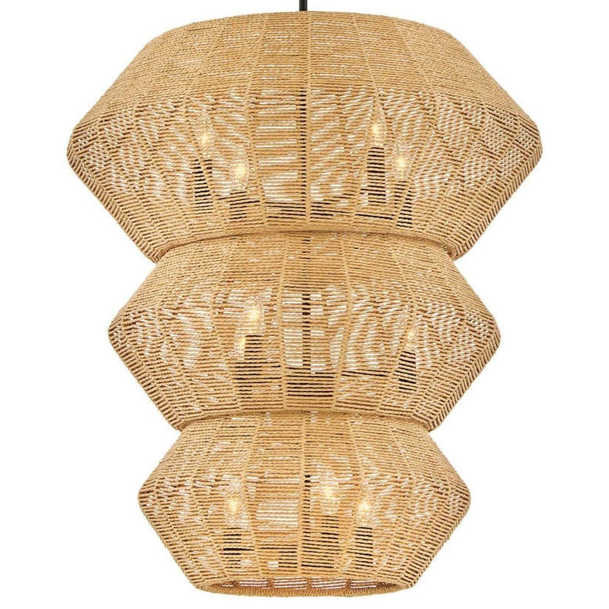 Hinkley Lighting Luca Chandelier Chandeliers hinkley-40388BLK-CML