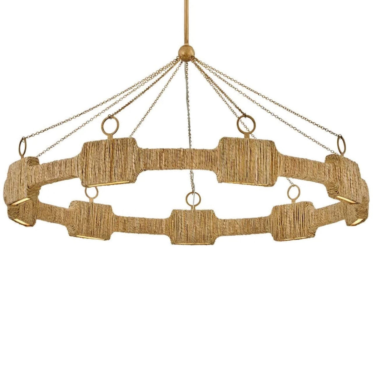 Hinkley Lighting Raffi LED Single Tier Chandelier Chandeliers hinkley-34108BNG 640665341034