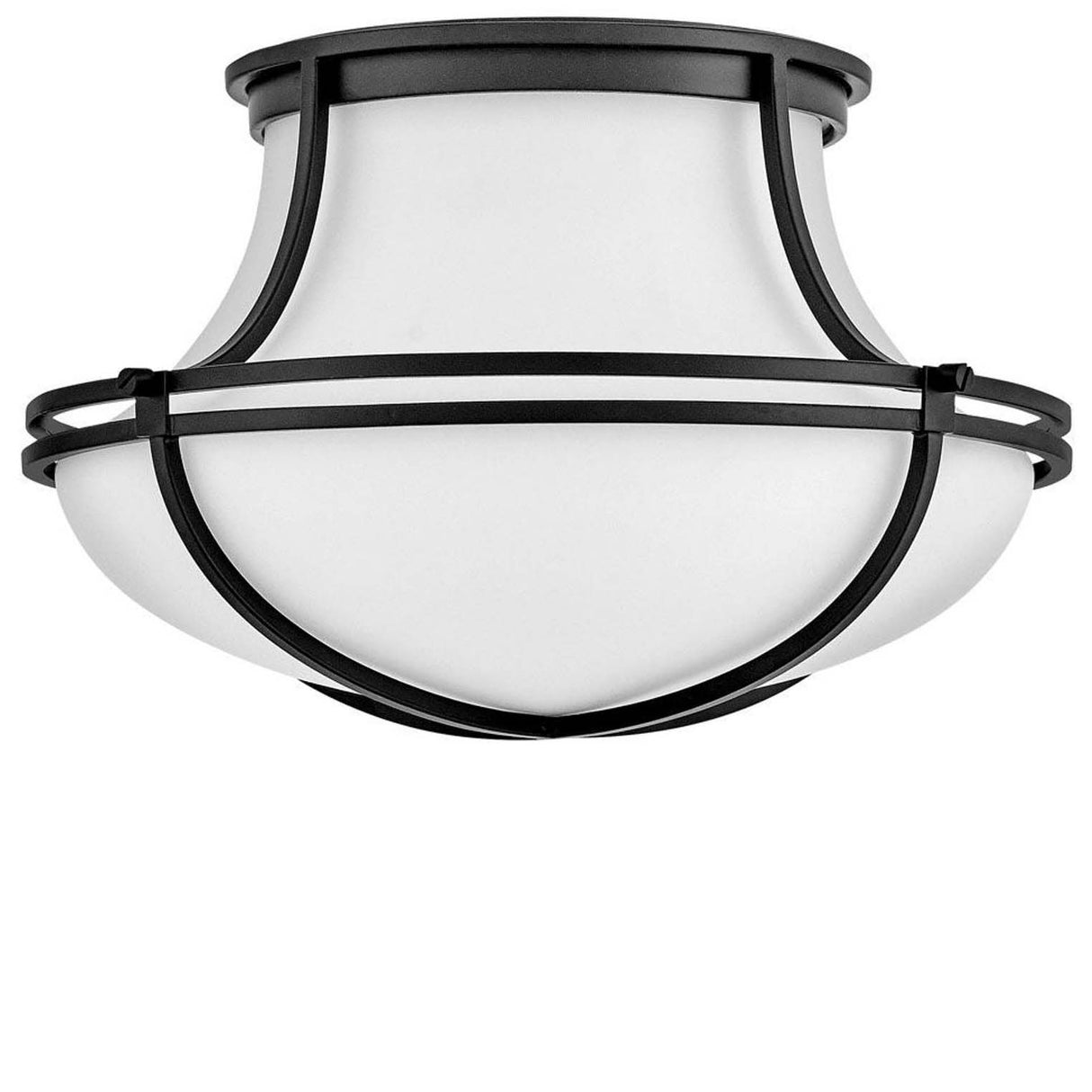 Hinkley Lighting Saddler Ceiling Flush Mount Flush Mount hinkley-44491BK