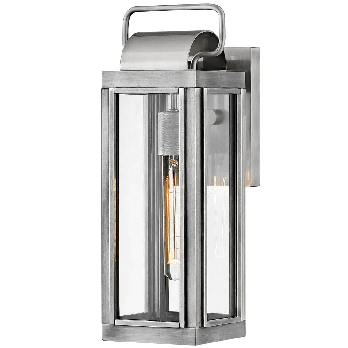 Hinkley Lighting Sag Harbor Small Wall Mount Lantern Lighting hinkley-2840AL 640665284003
