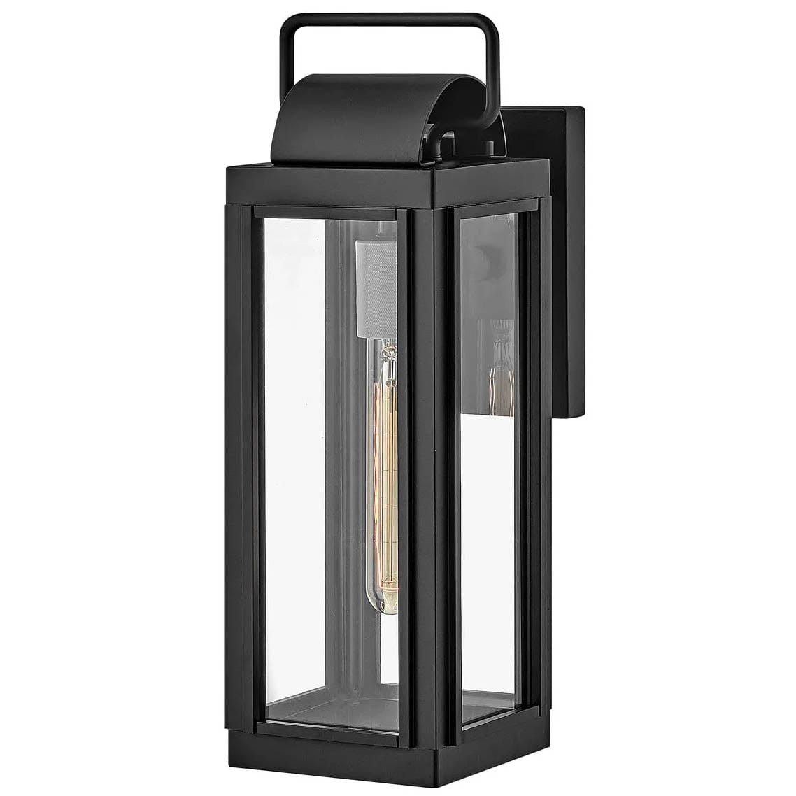 Hinkley Lighting Sag Harbor Small Wall Mount Lantern Lighting hinkley-2840BK 640665284027
