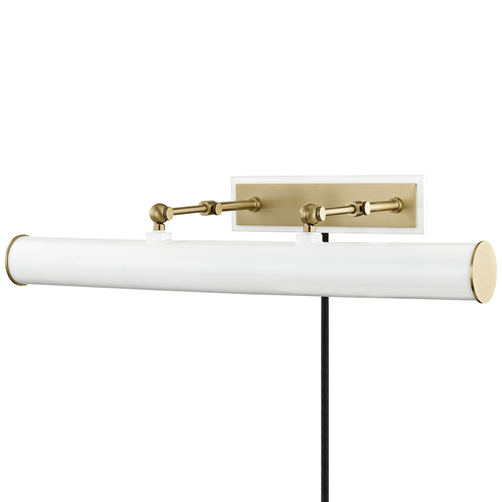 Holly Plug-In Picture Light Wall Lighting HL263203-AGB/WH 806134850197