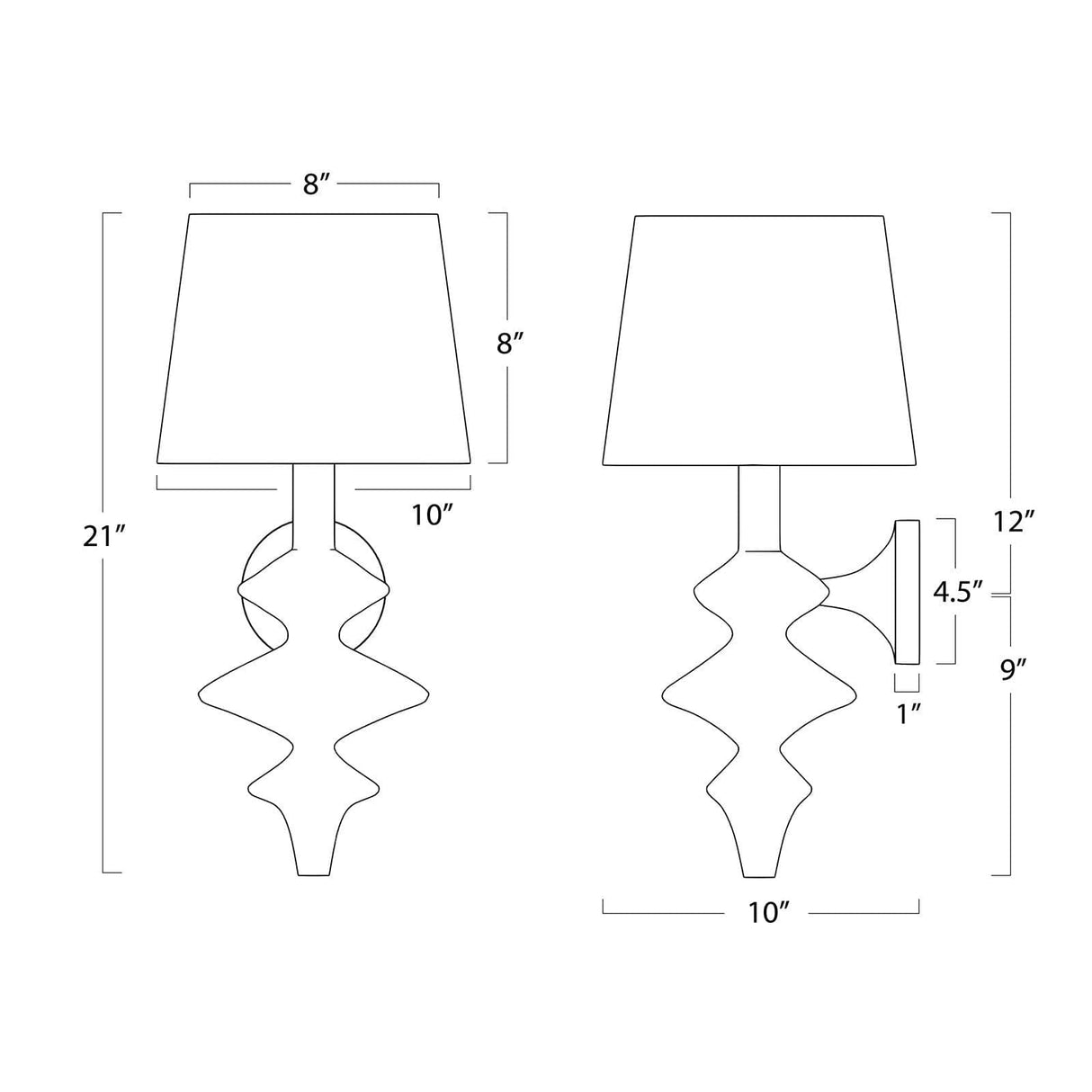Hope Sconce Wall Lighting 15-1140 844717030208
