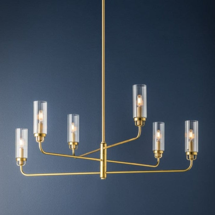 Hudson Valley Halifax Chandelier Chandeliers hudson-valley-9306-AGB 806134917937