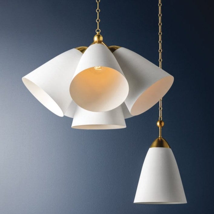 Hudson Valley Lighting Bronson Chandelier Chandeliers hudson-valley-BKO1502-AGB/WP 806134923792