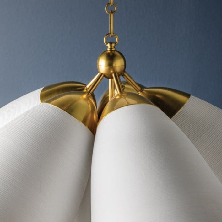 Hudson Valley Lighting Bronson Chandelier Chandeliers hudson-valley-BKO1502-AGB/WP 806134923792