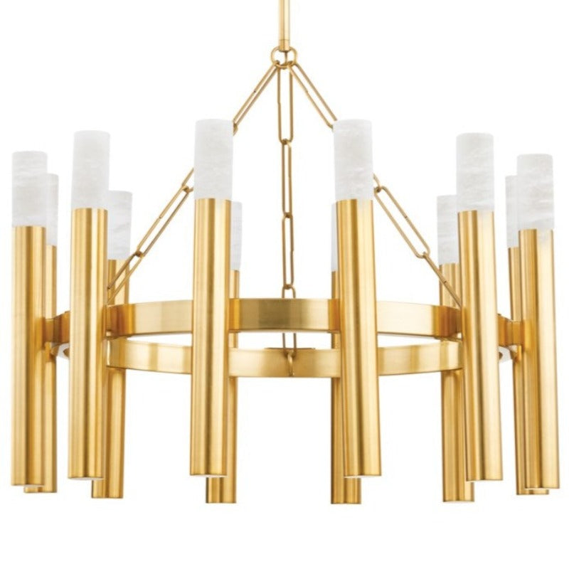 Hudson Valley Pali Chandlier Chandeliers hudson-valley-5728-AGB 806134917296