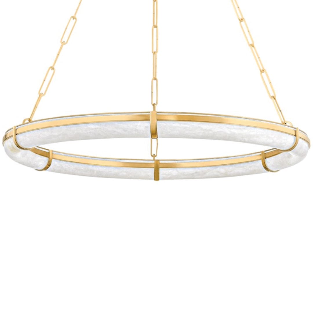 Hudson Valley Sennett Chandelier Chandeliers hudson-valley-5130-AGB 806134917111